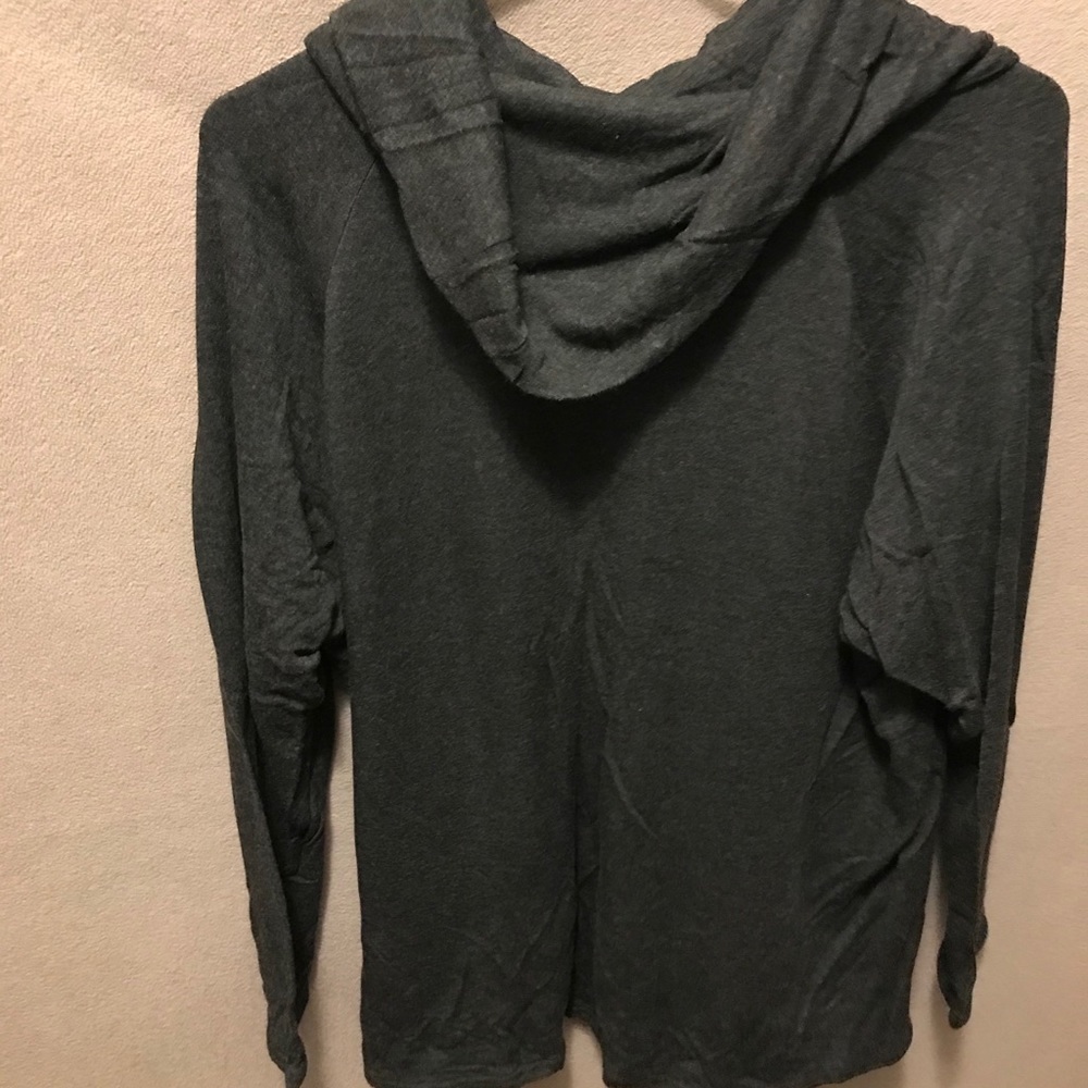 Gray cowl neck sweater
